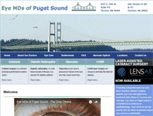 Tablet Screenshot of eyemdspugetsound.com